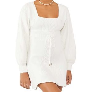 FREE PEOPLE EMMALINE LONG SLEEVE SWEATER DRESS